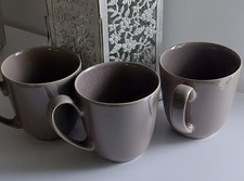 Denby Brown Mugs x 3
