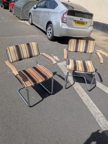 Pair vintage cantilever - of,