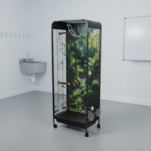 Rolling parrot aviary woodland - rolling,