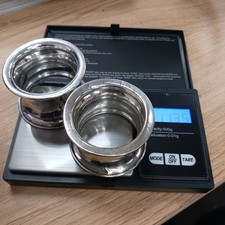 Sterling Silver  Napkin Rings Pair Used