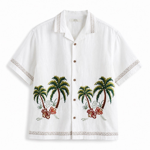 Next white cotton - white, short