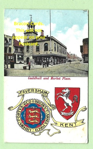 J767 kent heraldic postcard - [j767],