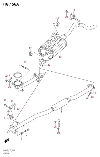 Suzuki genuine exhaust pipe - suzuki,