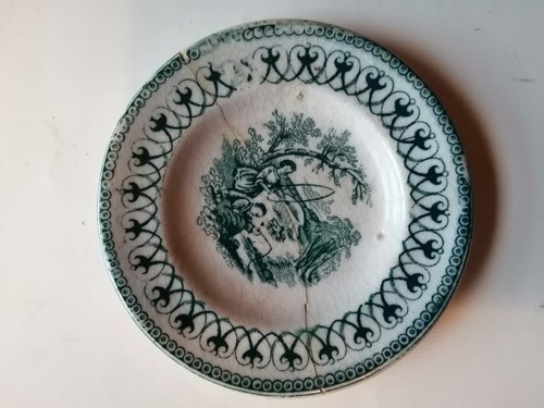 Antique cockle plate 8cm - cockle,