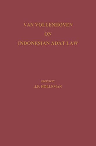Van vollenhoven indonesian - on,