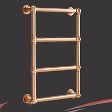 Copper Towel Rail Radiator Traditional HARLEY 500mm(w) x 750mm(h) 1092 BTUs