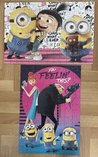 Minions Despicable Me Jigsaws x2 In Box - COMPLETE 2 Jigsaws 112 Pieces Each