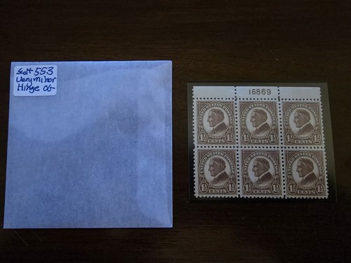 Scott 553 plate block - 553,
