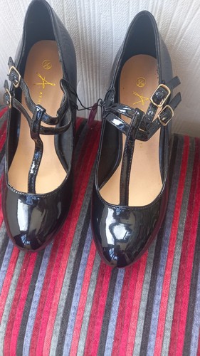 Primark black patent - primark, leather