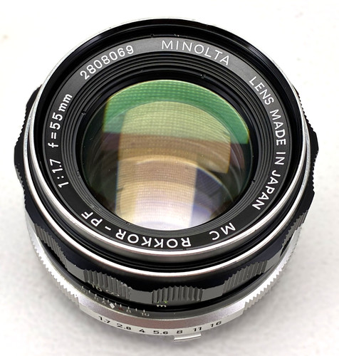 Minolta 55mm 1 7 - 55mm, f/1.7