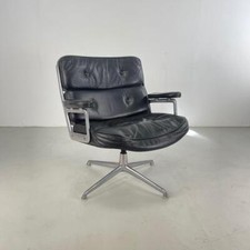 VINTAGE EAMES HERMAN MILLER LEATHER TIME-LIFE LOBBy DESK CHAIR MIDCENTURY #4308