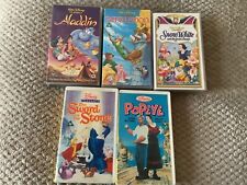 Walt Disney  5 childrens VHS video tapes. FREE delivery
