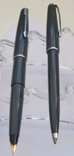 Vintage Parker 45 Arrow Grey CT Fountain Pen + Ballpoint pen set.