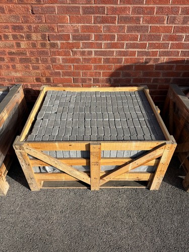 Basalt tumbled cobble - basalt, stone