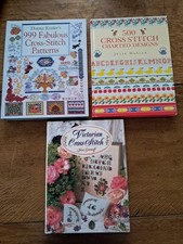 3 X Cross Stitch Books.  Great