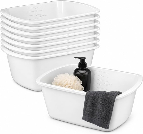 Pack plastic wash basins - 8,