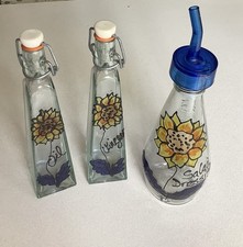 Oil ,Vinegar And Salad Dressing Bottles