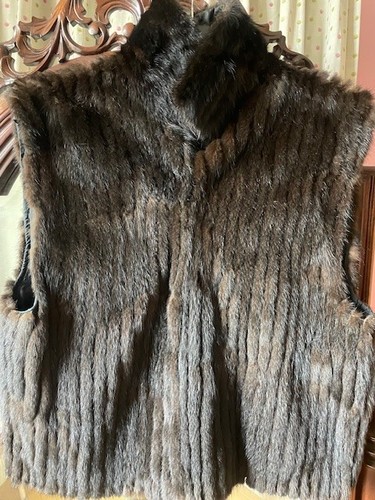 Real fur waistcoat - fur, gilet