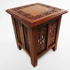 Indian Rosewood End Table 21"