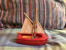 Vintage Wooden Sailing Boat