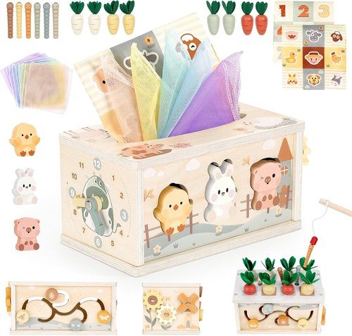 Montessori tissue box activity - montessori,