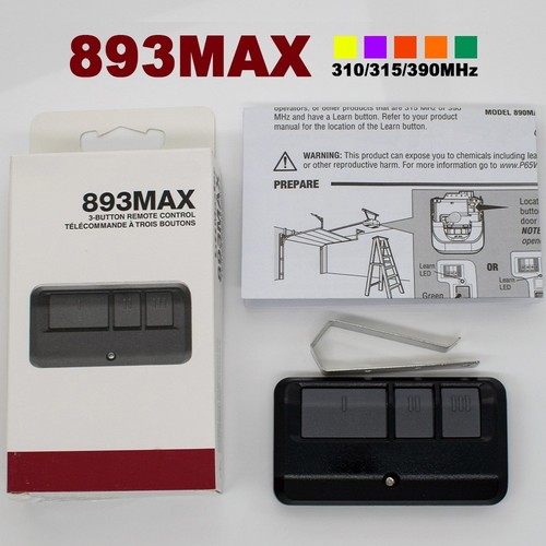 Liftmaster 893max button - 3,