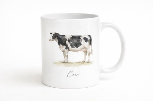 Farmhouse cow mug brew crew - farmhouse,