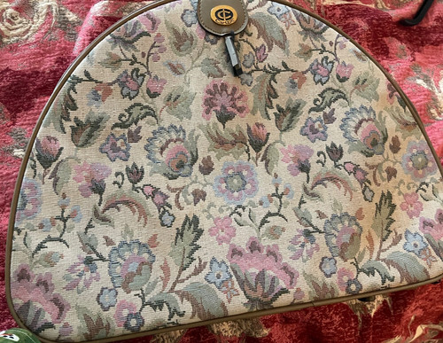 Vintage floral tapestry - vintage,