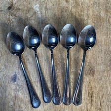 Facix Dessert Spoons. Cutlery X 5. Italian Stainless Steel 19.5cm