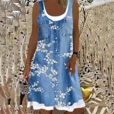 UK Womens Sleeveless Midi