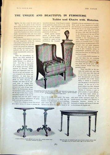 Old tables chairs histories - tables,
