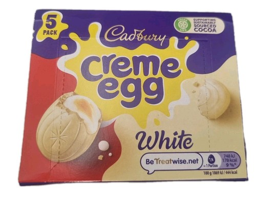 Pack white cream eggs - 5,
