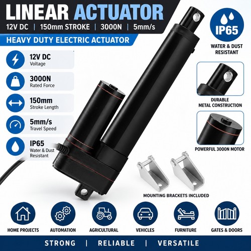 12v linear actuator 3000n - linear,
