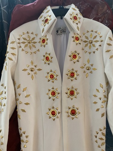Elvis presley white - presley, jumpsuit