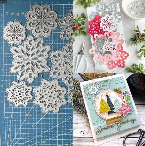 Snowflakes metal cutting dies - snowflakes,