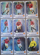 FUTERA 2000 - MAN UTD - COMPLETE 9 CARD ELECTRIC FOIL CHASE CARD SET inc BECKHAM