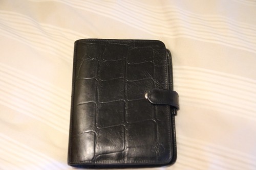 Mulberry black croc personal - black,