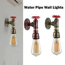 Industrial Rustic Steampunk Metal Antique Water Pipe Indoor Wall Light