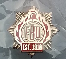 FBU LAPEL BADGE Fire Brigades