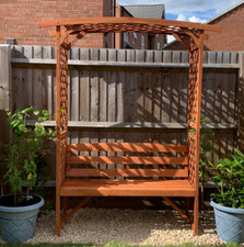 Wooden garden arbour - wooden,