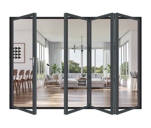 Aluminium bifold doors panel - aluminium,