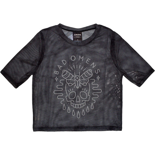 Bad omens ladies crop - omens, top