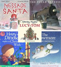 CHRISTMAS 5 BOOKS FOR 5 SET *NEW SEALED* BOOK BUNDLE FESTIVE STORIES XX9