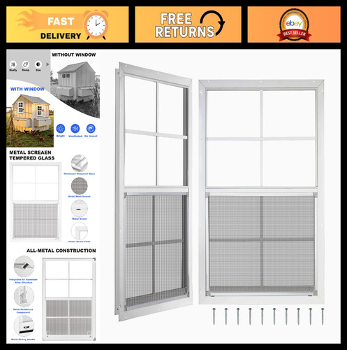 Shed windows 2 pack - 36",