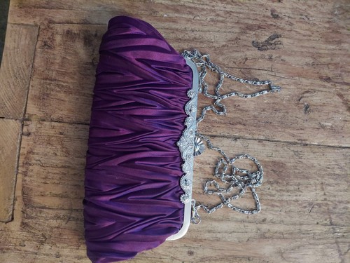 Satin burgundy evening - ,