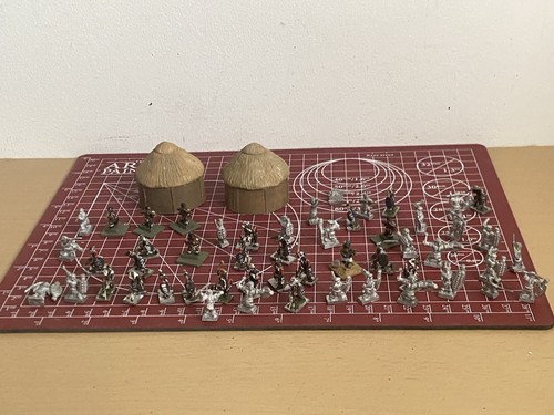 15mm zulu tribe warriors - warriors, metal