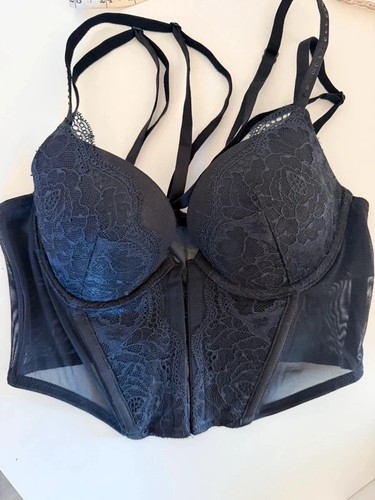 Senza black lace longline - senza,