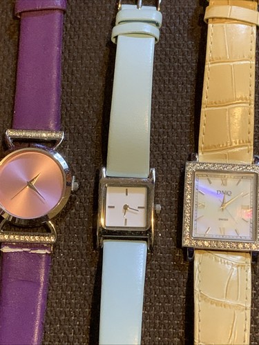 Three ladys quartz watches - three,