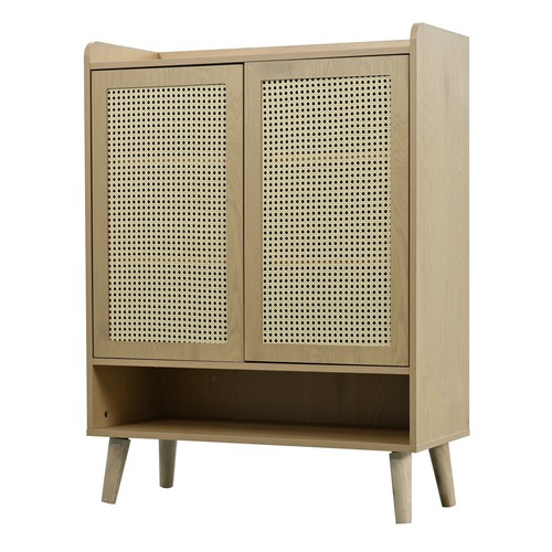 Rattan shoe cupboard - 5, tier