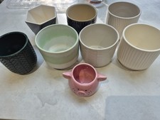 Plant Pots Job Lot x8 Oliver